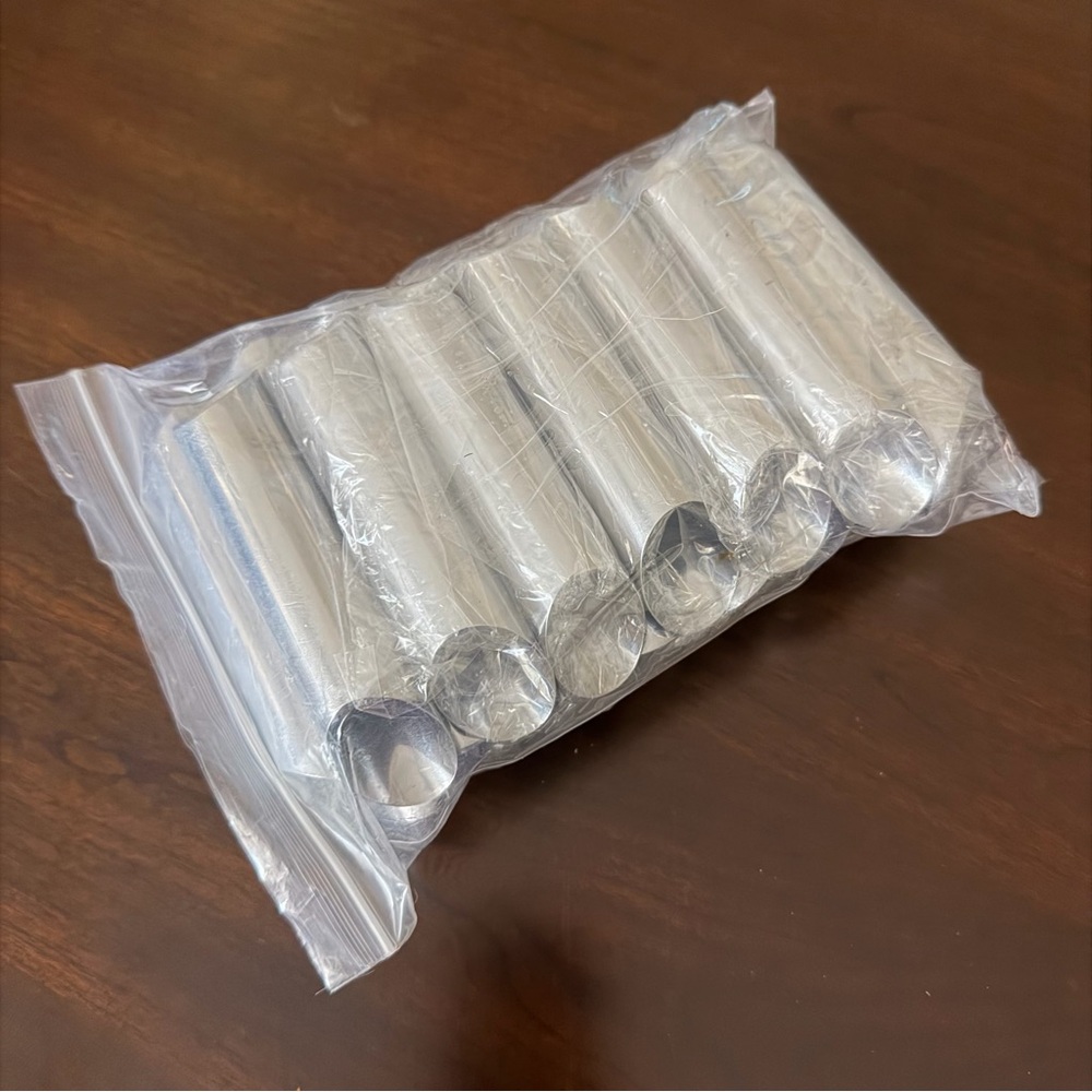 stainless steel cannoli tubes - 5 inch - Picture 5 of 5